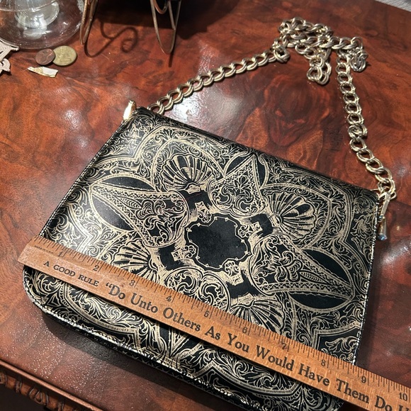 Vintage Italian Peruzzi Leather Handbag - Picture 6 of 9